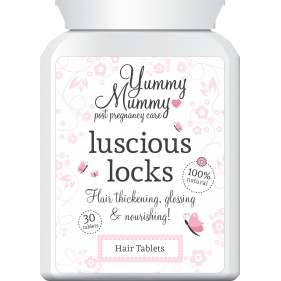 Yummy Mummy Luscious Locks Hair Thickening Capsules 